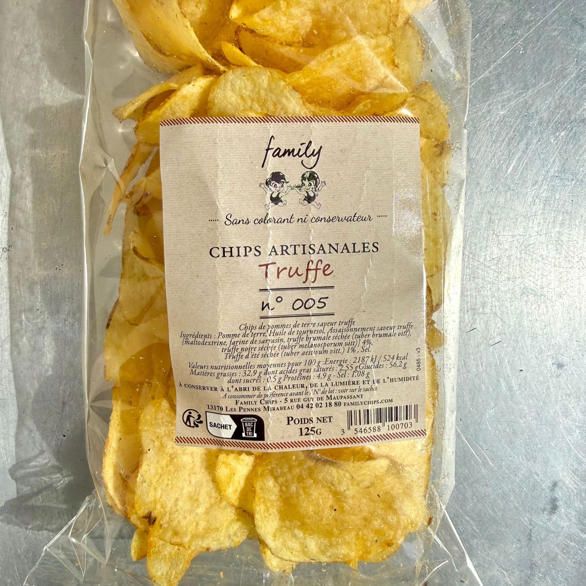 Chips artisanales TRUFFE - 125g
