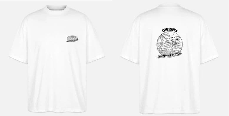 Tshirt Dwish Summer Camp Eté 2026